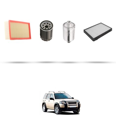 Kit tagliando 4 filtri compatibile con Land Rover Freelander I (L314) 1.8i 88kw dal 1998