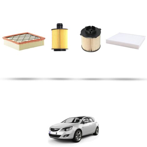 Kit tagliando 4 filtri compatibile con Opel Astra J ,GTC,SW 2.0 CDTI 118kw Dal 2009 (1/5)