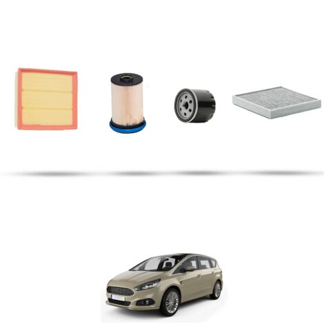 Kit tagliando 4 filtri compatibile con Ford S-Max II 2.0 EcoBlue 176kw dal 2018 (1/5)