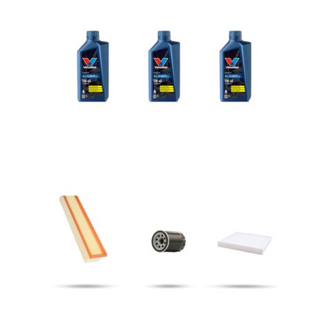 Kit tagliando 3 FILTRI e 3L OLIO compatibile con Fiat Panda II 1.2 51kw dal 2010 (1/5)