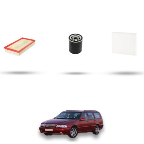 Kit tagliando 3 filtri compatibile con Volvo V70 2.0 105Kw dal 97 al 2003 (1/4)