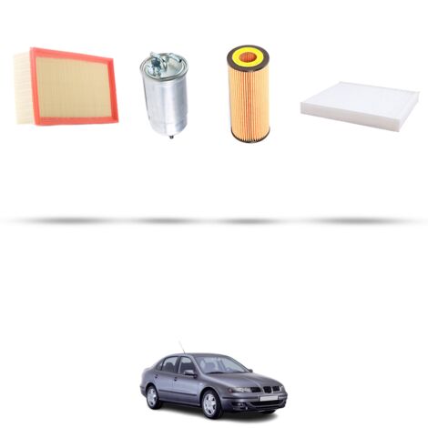 Kit tagliando 4 filtri compatibile con Seat Toledo II 1.9 TDI 96kw dal 2003 (1/5)