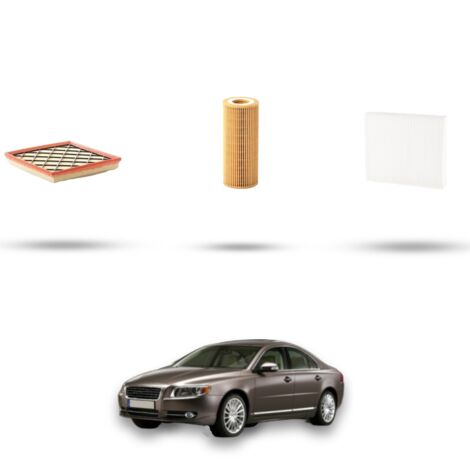Kit tagliando 3 filtri compatibile con Volvo S80 II 2.5 T5 187Kw dal 2012 al 2016 (1/4)