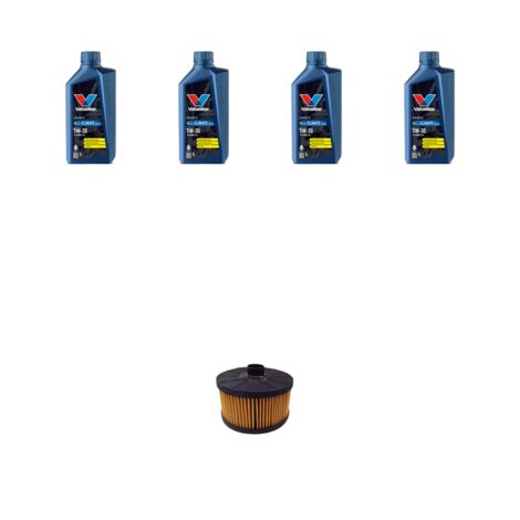 Kit filtro olio e 4L compatibile con Nissan Micra V (K14F) 0.9 Turbo 66KW Dal 2017 (1/3)