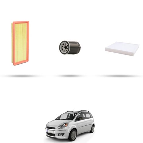 Kit tagliando 3 filtri compatibile con Fiat Idea 1.4 16v 66kw dal 2004 (1/4)