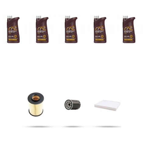 Kit tagliando 3 FILTRI e 5L OLIO compatibile con Ford Tourneo Connect II 1.0 EcoBoost 74kw dal 2013 (1/4)