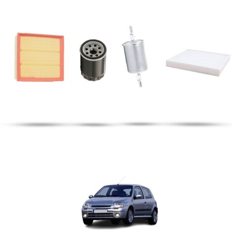Kit tagliando 4 filtri compatibile con Renault Clio II 3.0 v6 187kw Dal 2002 (1/5)