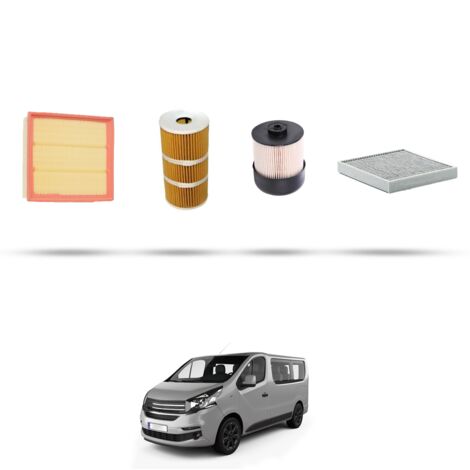 Kit tagliando 4 filtri compatibile con Fiat Talento II 1.6 Multijet 107kw dal 2016 (1/5)
