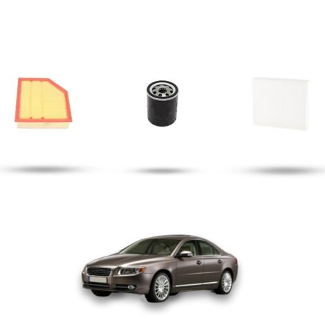 Kit tagliando 3 filtri compatibile con Volvo S80 II 2.0 T5 177kw dal 2010 (1/4)