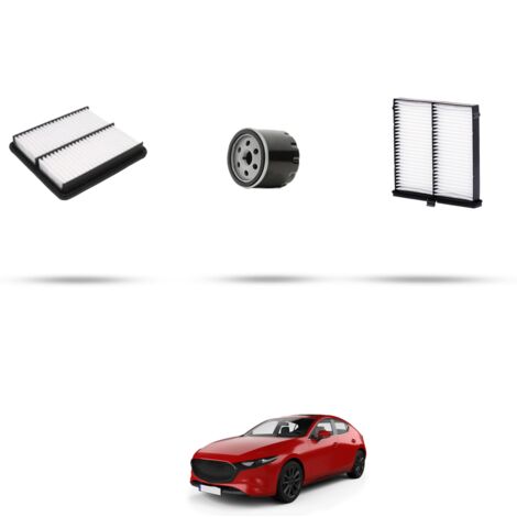 Kit tagliando 3 filtri compatibile con Mazda 3 (BP) 2.0 Skyactiv-G 110kw dal 2020 (1/4)