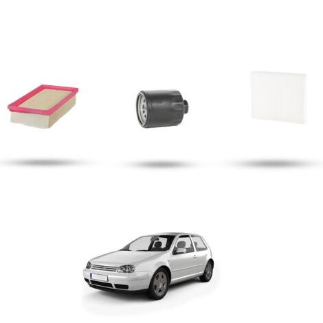 Kit tagliando 3 filtri compatibile con Vw Golf IV (1j1 1j5) 1.6 75kw Dal 2000 al 2006 (1/4)