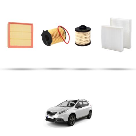 Kit tagliando 4 filtri compatibile con Peugeot 2008 1.6 Blue-HDI 88kw Dal 2014 (1/5)