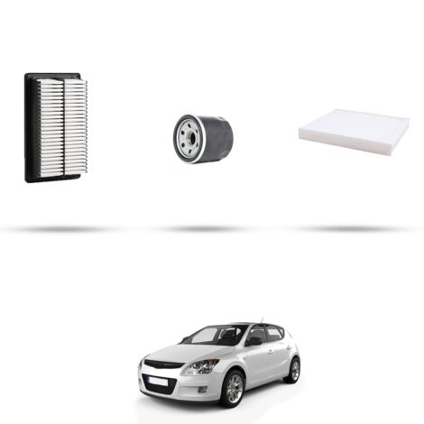 Kit tagliando 3 filtri compatibile con Hyundai i30 1.4 77kw dal 2007 (1/4)