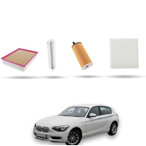 Kit Tagliando 4 filtri compatibile con Bmw Serie 1 (F20,F21) 114d 70kw dal 2012 al 2014 (1/5)