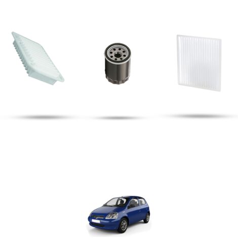 Kit tagliando 3 filtri compatibile con Toyota Yaris I (p1) 1.5 VVT 110kw Dal 2003 (1/4)