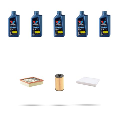 Kit tagliando 3 FILTRI e 5L OLIO compatibile con Opel Zafira C Tourer 1.8 103kw dal 2011 (1/5)