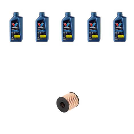 Kit filtro olio e 5L compatibile con Peugeot 308 1.4 72kw Dal 2010 (1/3)