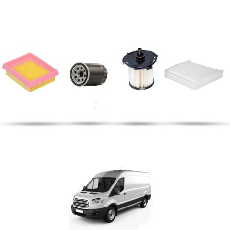 Kit tagliando 4 filtri compatibile con Ford Transit 2014 2.2 TDCi 92kw dal 2013 (1/5)