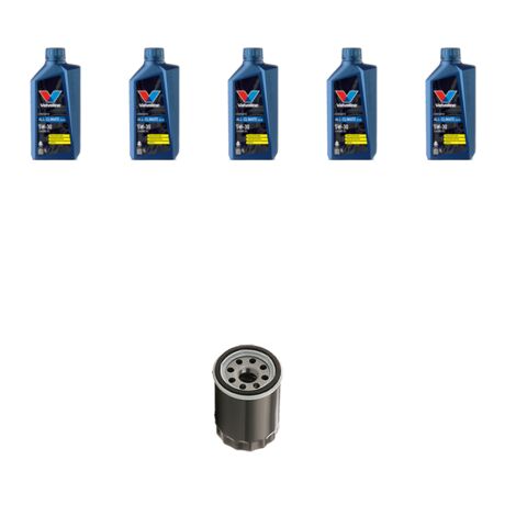 Kit filtro olio e 5L compatibile con Mitsubishi Lancer VIII 2.0 16v 177kw dal 2009 (1/3)