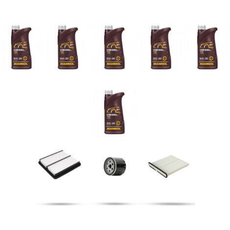 Kit tagliando 3 FILTRI e 6L OLIO compatibile con Mazda Cx-5 (KE) 2.0 Skyactiv-G 110kw dal 2012 (1/4)