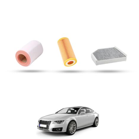 Kit Tagliando 3 filtri compatibile con Audi A7 (4GA,4GF) 2.0 tfsi 185kw dal 2014 (1/4)