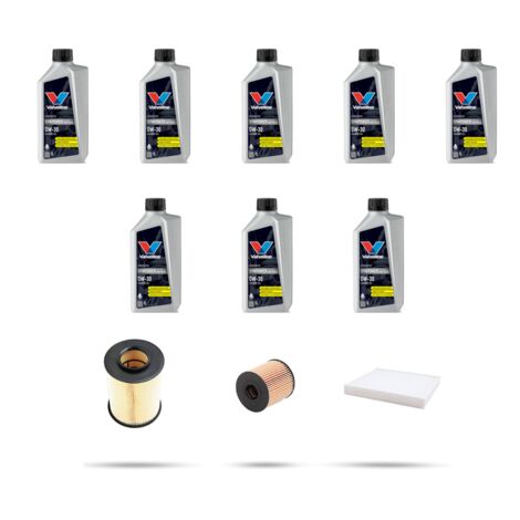 Kit tagliando 3 FILTRI e 8L OLIO compatibile con Ford Focus III 2.0 110kw dal 2013 (1/5)