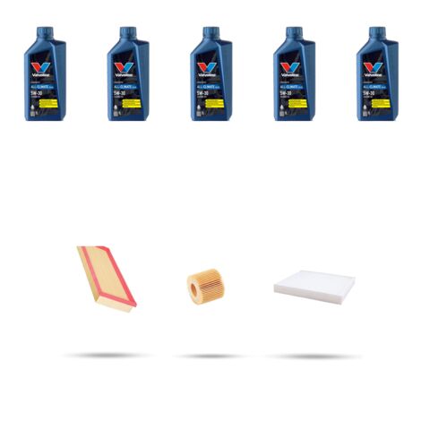 Kit tagliando 3 FILTRI e 5L OLIO compatibile con Toyota C-HR 1.8 Hybrid 90kw Dal 2016 (1/5)