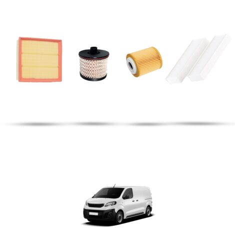 Kit tagliando 4 filtri compatibile con Peugeot Expert III (K0) 1.5 BlueHDI 88kw dal 2018 (1/5)