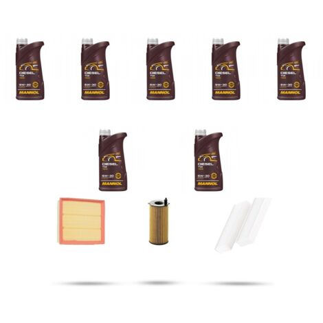 Kit tagliando 3 FILTRI e 7L OLIO compatibile con Dodge Nitro 2.8 CRD 130kw dal 2007 (1/4)