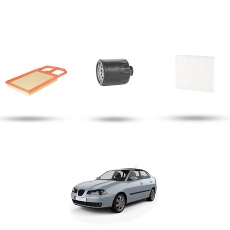 Kit tagliando 3 filtri compatibile con Seat Cordoba III 1.6 16v 74kw dal 2003 al 2009 (1/4)