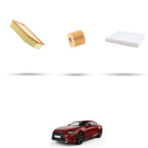 Kit tagliando 3 filtri compatibile con Lexus RC 300h 164kw dal 2015 (1/4)