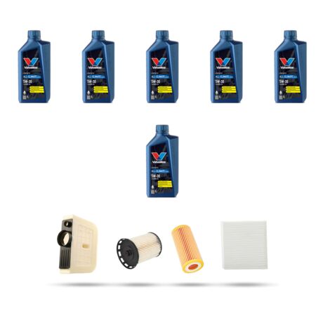 Kit tagliando 4 FILTRI e 6L OLIO compatibile con Audi Q8 (4M) 45 TDI 170kw dal 2018 (1/5)