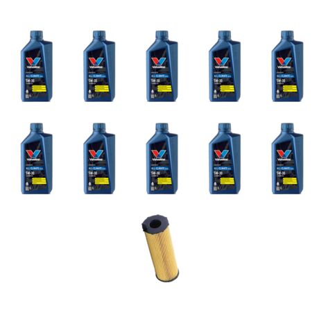 Kit filtro olio e 10L compatibile con Audi Q7 (4L) 4.2 tdi 250kw dal 2009 (1/3)