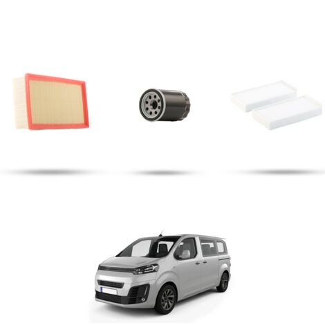 Kit tagliando 3 filtri compatibile con Citroen Spacetourer 2.0 BlueHDi 106kw dal 2020 (1/4)