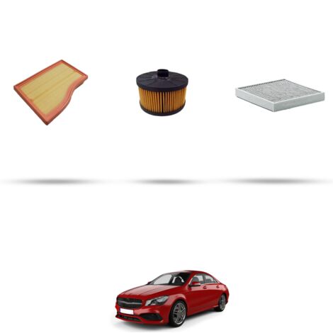 Kit tagliando 3 filtri compatibile con Mercedes CLA (C118-W118-X118) 200 120kw Dal 2019 (1/4)