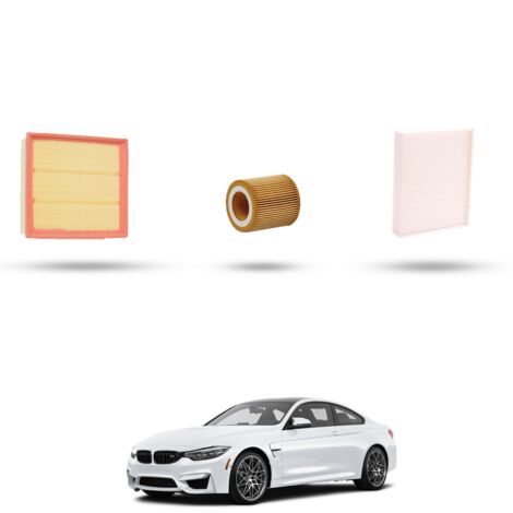 Kit Tagliando 3 filtri compatibile con BMW Serie 4 (F32, F33, F36, F82) 420i 135kw dal 2013 (1/4)