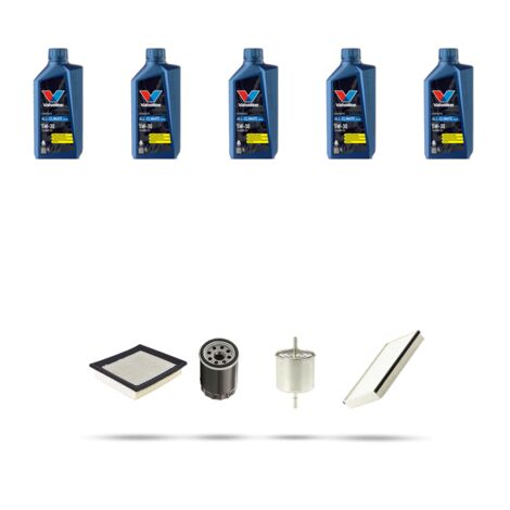 Kit tagliando 4 FILTRI e 5L OLIO compatibile con Mazda Tribute 2.3 110kw dal 2004 (1/5)