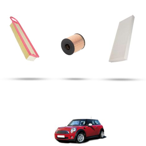 Kit tagliando 3 filtri compatibile con Mini ONE II (R56) 1.6 55kw dal 2010 (1/4)