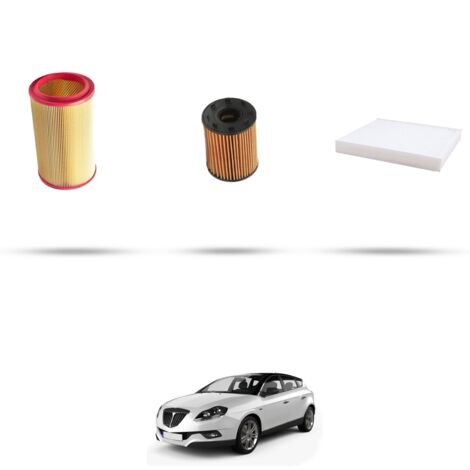 Kit tagliando 3 filtri compatibile con Lancia Delta III (844) 1.4 T-Jet 103kw dal 2010 (1/4)