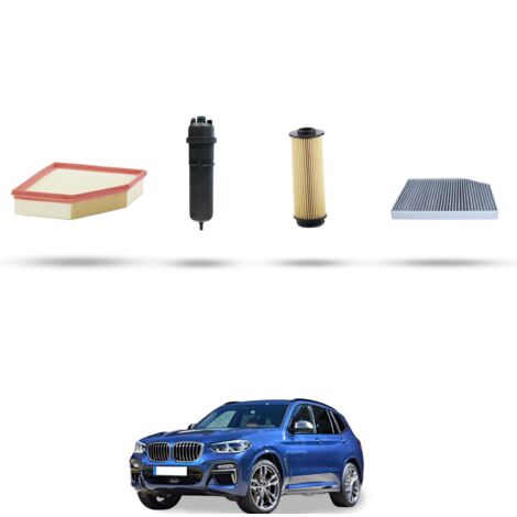 Kit tagliando 4 filtri compatibile con Bmw x3 (G01,F97) 30dx hybrid 183kw dal 2020 (1/5)