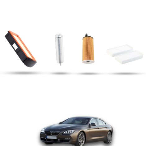 Kit tagliando 4 filtri compatibile con Bmw serie 6 (F12, F13) 640d 230kw dal 2011 (1/5)