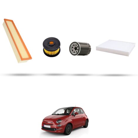 Kit tagliando 4 filtri compatibile con Fiat 500 1.2 GPL 51kw dal 2010 (1/5)