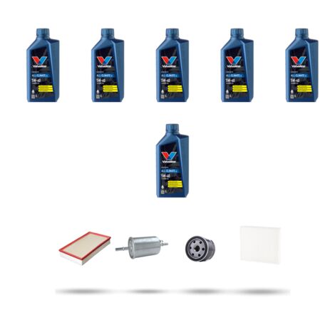 Kit tagliando 4 FILTRI e 6L OLIO compatibile con Renault Laguna III 2.0 16V GT Turbo 125kw dal 2007 (1/5)