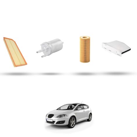 Kit tagliando 4 filtri compatibile con Seat Leon II (1P1) 2.0 TFSI 136kw dal 2005 al 2006 (1/5)