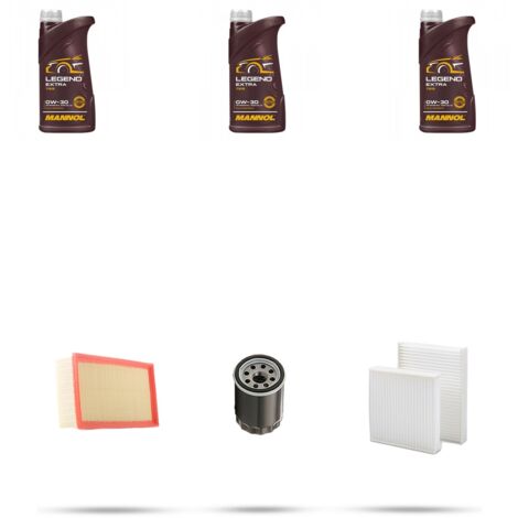 Kit tagliando 4 FILTRI e 4L OLIO compatibile con Peugeot Partner II 1.6 Hdi 68kw dal 2010 (1/5)