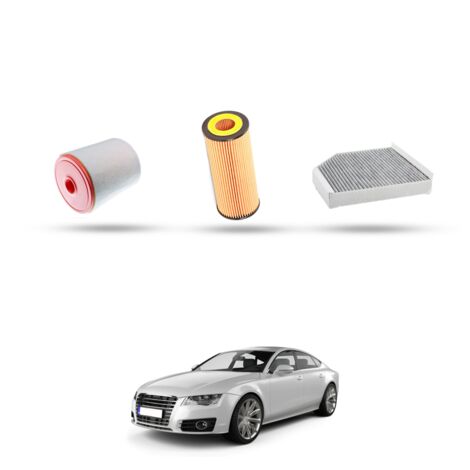 Kit Tagliando 3 filtri compatibile con Audi A7 (4GA,4GF) 2.8 fsi 162kw dal 2014 (1/4)