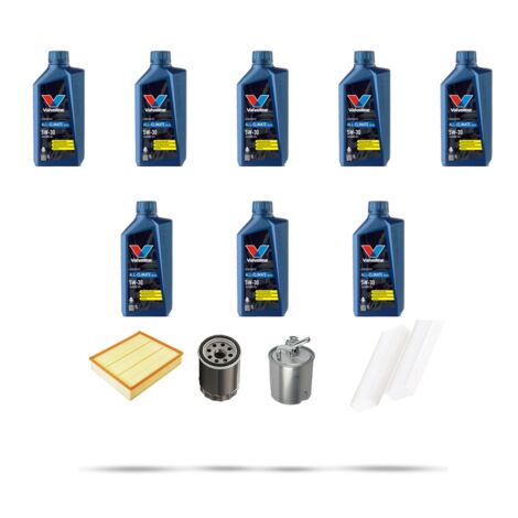 Kit tagliando 4 FILTRI e 8L OLIO compatibile con Nissan Navara (D40) 2.5 Dci 107kw Dal 2005 (1/5)