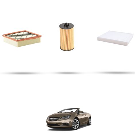 Kit tagliando 3 filtri compatibile con Opel Cascada 1.6 100kw Dal 2018 (1/4)