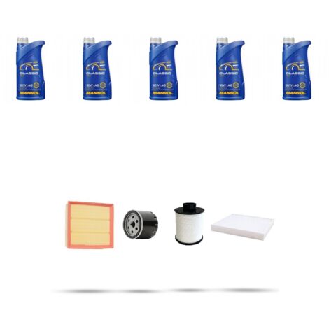 Kit tagliando 4 FILTRI e 5L OLIO compatibile con Dr 5 1.9D 88kw dal 2007 (1/5)