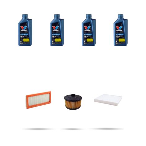 Kit tagliando 3 FILTRI e 4L OLIO compatibile con Nissan Micra V (K14F) 1.0 Ig-t 74KW Dal 2018 (1/5)